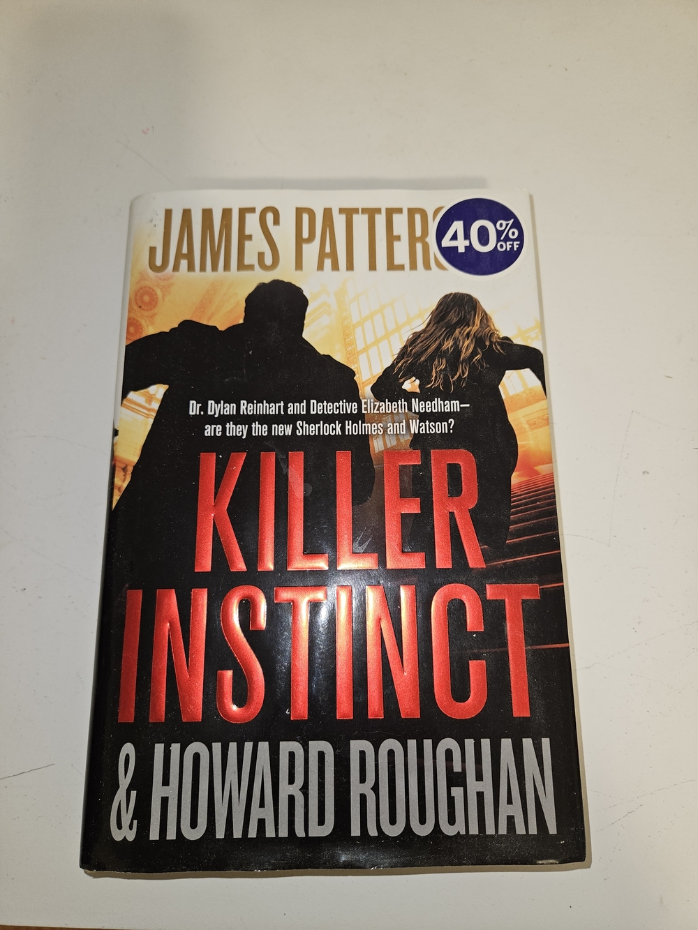 James Patterson "Killer Instinct" Hardcover - Black & Red Cover